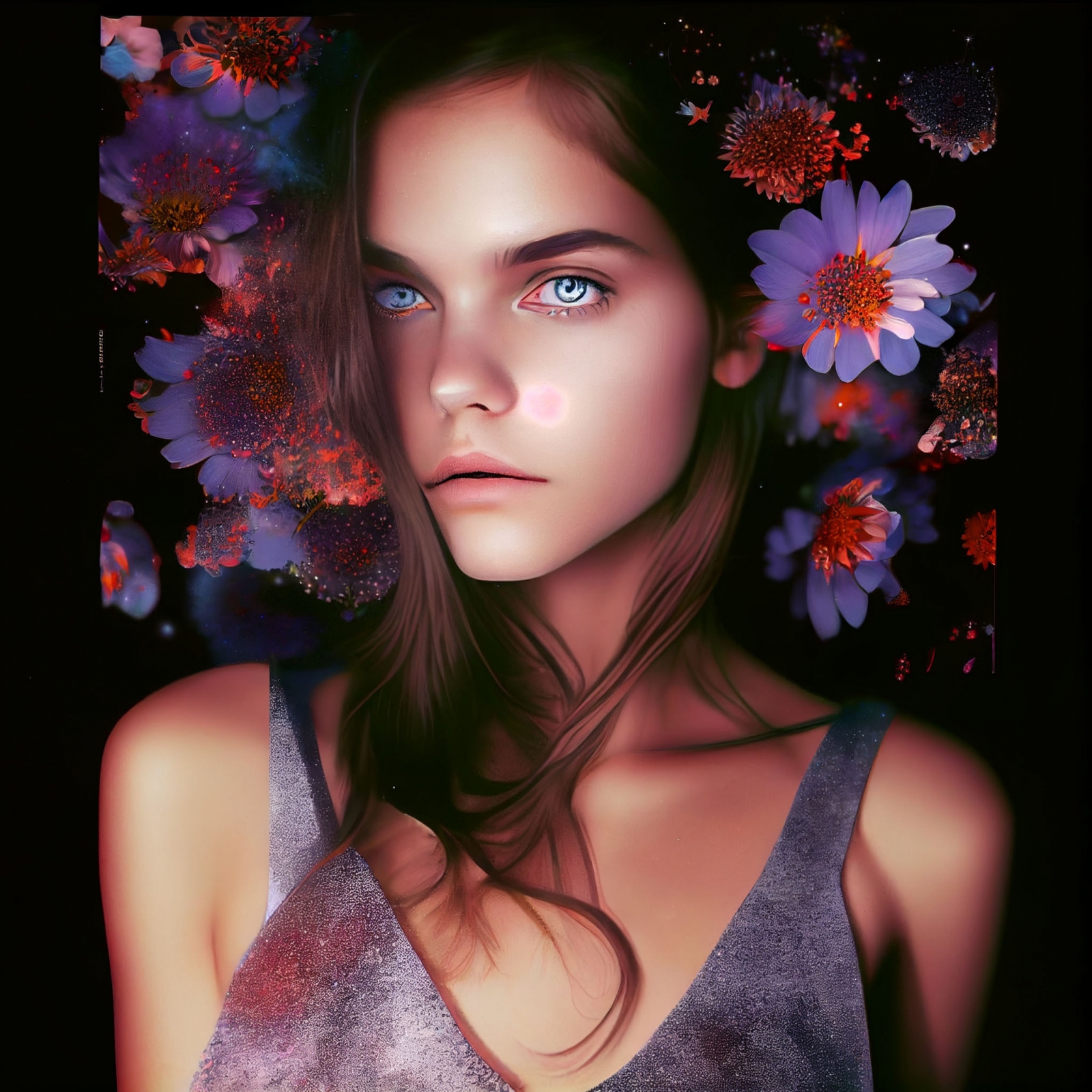 sasa555_flowers_beauty_model_and_universe_collaged_photograph_p_bb7b0d72-43ed-4ee7-a77c-409db49e0ff2